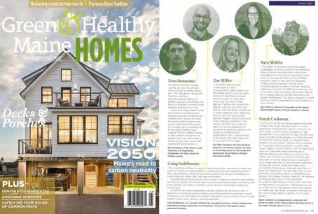 Green & Healthy Maine Homes Magazine cover